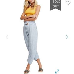Free people Chambray Pants